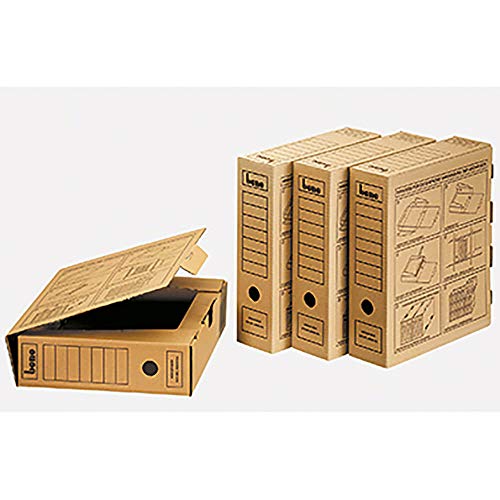 Preisvergleich Produktbild Bankers Box 096900 Bene Archivschachtel, natron, A4 braun / grün