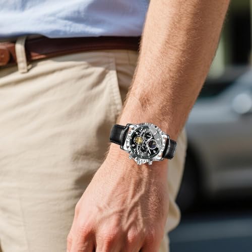 Montre automatique pour hommes au design élégant et étanche pour le quotidien - 2