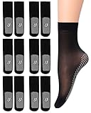 Photo Gallery culeb 6 paia calzini in nylon da donna,calze traspiranti ultrasottili con fondo in silicone antiscivolo,calze sottili trasparenti per donne e ragazze(nero) Photo Gallery culeb 6 paia calzini in nylon da donna,calze traspiranti ultrasottili con fondo in silicone antiscivolo,calze sottili trasparenti per donne e ragazze(nero)