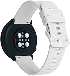 SeaFicco Armband Kompatibel mit Polar Pacer/Ignite 2 /Ignite/Unite, Universal 20mm Uhrenarmband Silikon Ersatzband Sport Armbänder Draussen Fitness Wechselarmband Zubehör (Weiß)