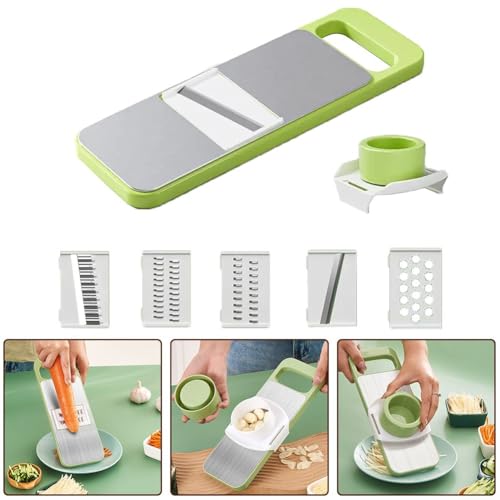 Cortadora manual multifuncional 5 en 1 para verduras miniatura 2
