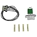 APDTY 084545 Blower Motor Resistor Kit with Harness Replaces 15218254, 89018331