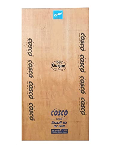 Image of Parasram plywoods Calibrated COSCO Plywood Gurjan face Alternate Plywood / Wooden Plywood for Home /Office /School Furnishing 8 x 4 Siz 18 MM (3 Piece)