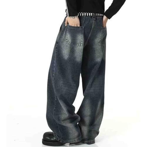 2k Jeans Men's Straight Leg Jeans Men's Jeans Loose Jeans Gothic Hip-hop Jeans4