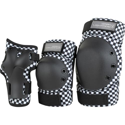 Dark Lightning Youth Knee Pad Set
