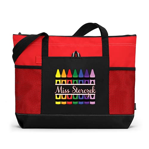Personalized zippered tote bags Clearance