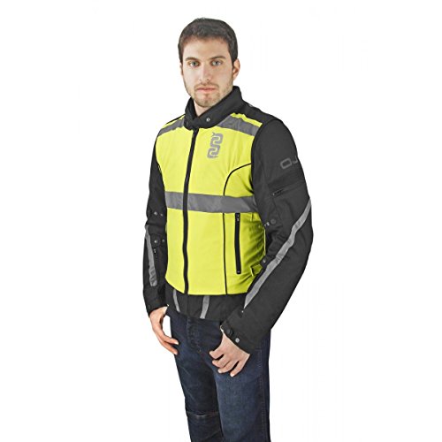 OJ veiligheidsvest, gecertificeerd volgens EN 1150 buitenstof van polyester, Ready Flash motoairbag L zwart.