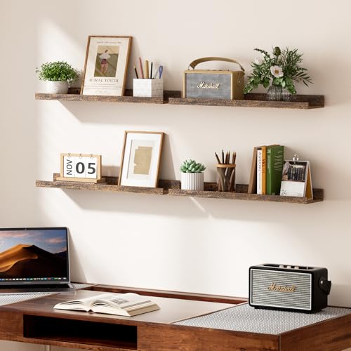 image for upsimples Floating Shelves for Wall, 23.6 Inch Shelves for Decor Stora
