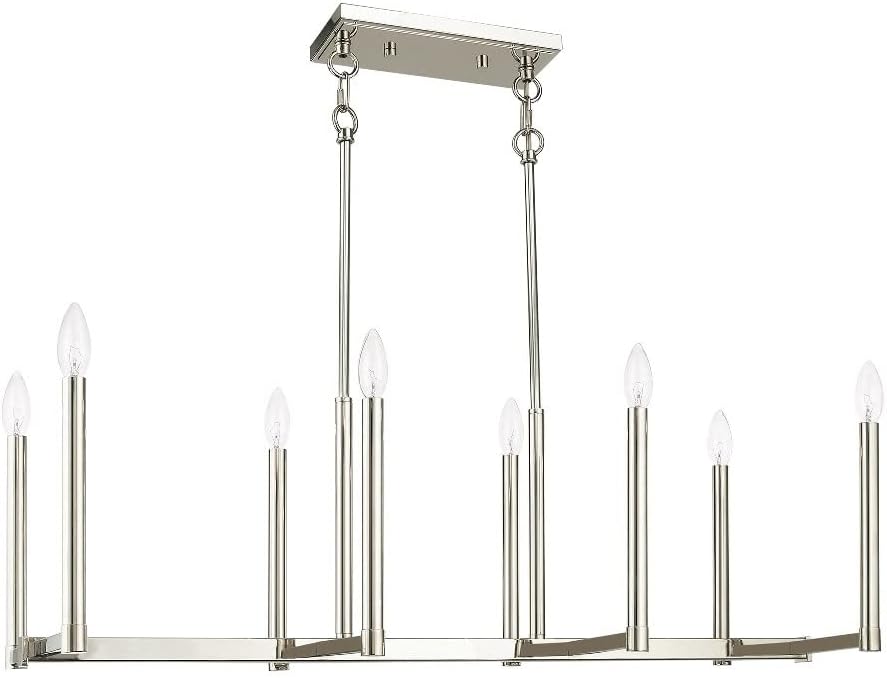 Livex Lighting 40258-07 Bronze Chandelier, 36.5" x 14" x 48.5"