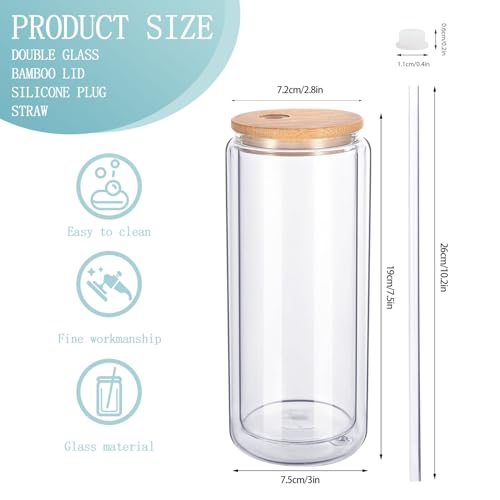Vasos de vidrio para globos de nieve con purpurina en tus tardes de café 3