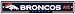 Fremont Die NFL Denver Broncos Plastic Street Sign