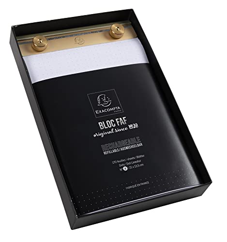 Bloc de escritorio Exacompta FAF recargable con base estable de metal n.º 4 5