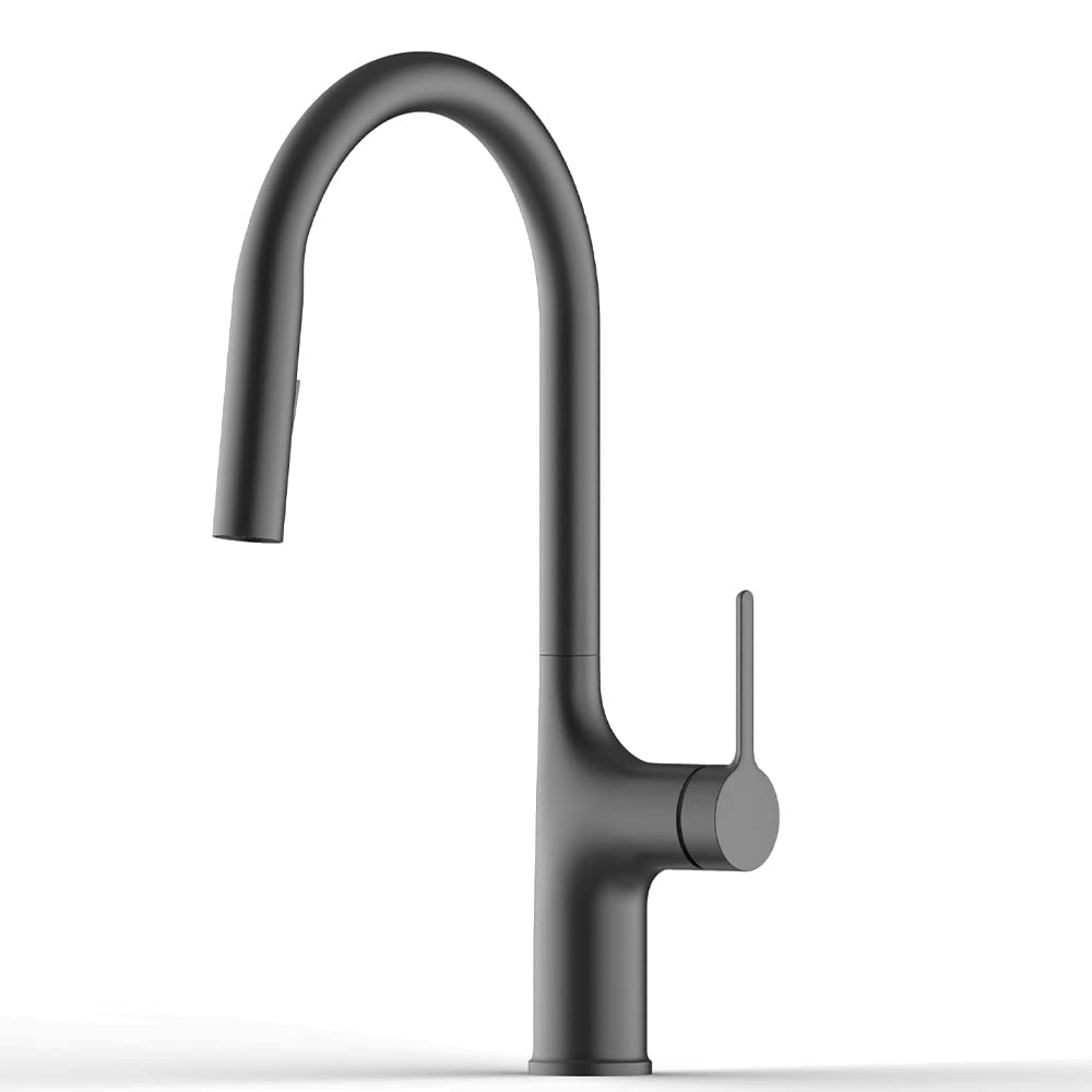 Robinet extractible à deux fonctions pour eau chaude et froide en laiton