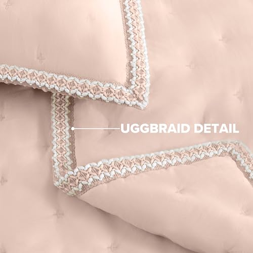 Couette de luxe légère UGG Devon Braid douce parure lit simple XL Himalaya - 8