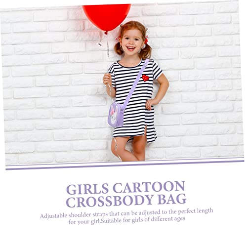 GALPADA 4 Pçs Bolsa De Aniversário Adorável Bolsa Crossbody Bolsa Infantil Para Meninas Coelho Anima