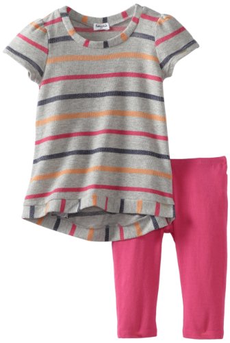 Image of Splendid Littles Girls 2-6X Roller Rink Striped Active Tunic Set