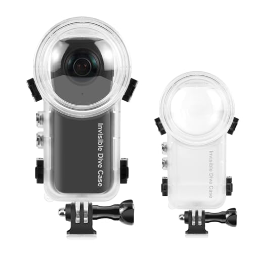 インスタ360 x4 防水ケース付きダイビングなどに Amazon | KETOPKIN Insta360 X4,50M/164FT用インビジブルダイビング