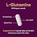 BESTVITE Filler-Free L-Glutamine 1000mg per Capsule (240 Capsules) - Free Form - No Stearates - Gluten Free - Non GMO - Pure L Glutamine Supplement - Maximum Strength Glutamine Capsules