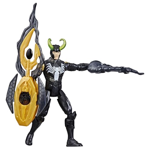 Avengers Marvel VenomVersus Epic World of Action Venomized Loki Figure with Battle Gear Accessories, 4-Inch Super Hero Toys for Kids Ages 4+ - Thumbnail 2