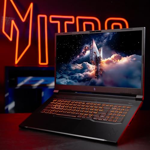 Acer Nitro V17 AI ANV17-41 Gaming Laptop - AMD Ryzen 7 260, 16GB, 1TB SSD, NVIDIA GeForce RTX 5060, 17.3" QHD 165Hz, Windows 11, Black - Image 5