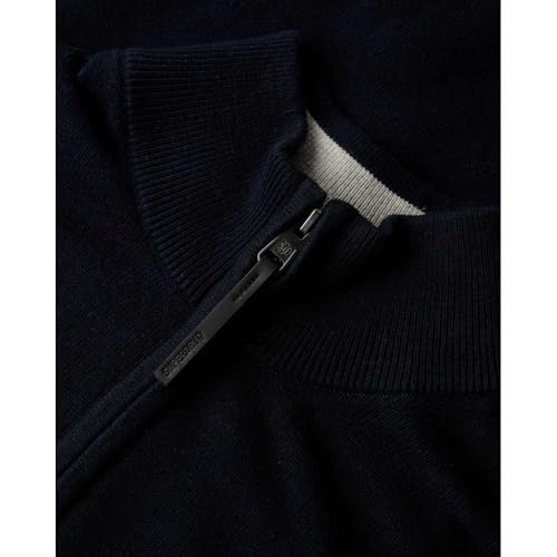 Pull en coton à col camionneur Superdry Essentials - vue 8