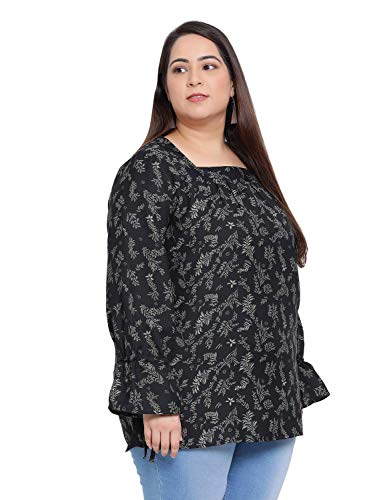 Image of oxolloxo Women Boat Neck Long Sleeves Printed Tops