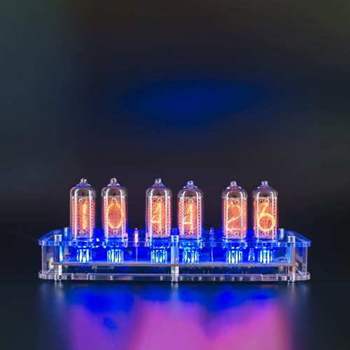 Authentic IN‑8 Nixie Clock with Sensors