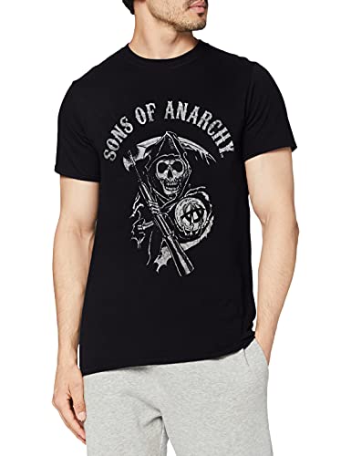 Sons of Anarchy - T-Shirt - Manches Courtes Homme, Noir, XX-Large