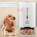 7L Smart Automatic Pet Feeder - Electronic Digital Dry Food Storage Meal Dispenser w/Built-in Microphone, Voice Recorder, Optional Battery, Timer Programmable to Feed Cat and Dog - SereneLife SLAPF30