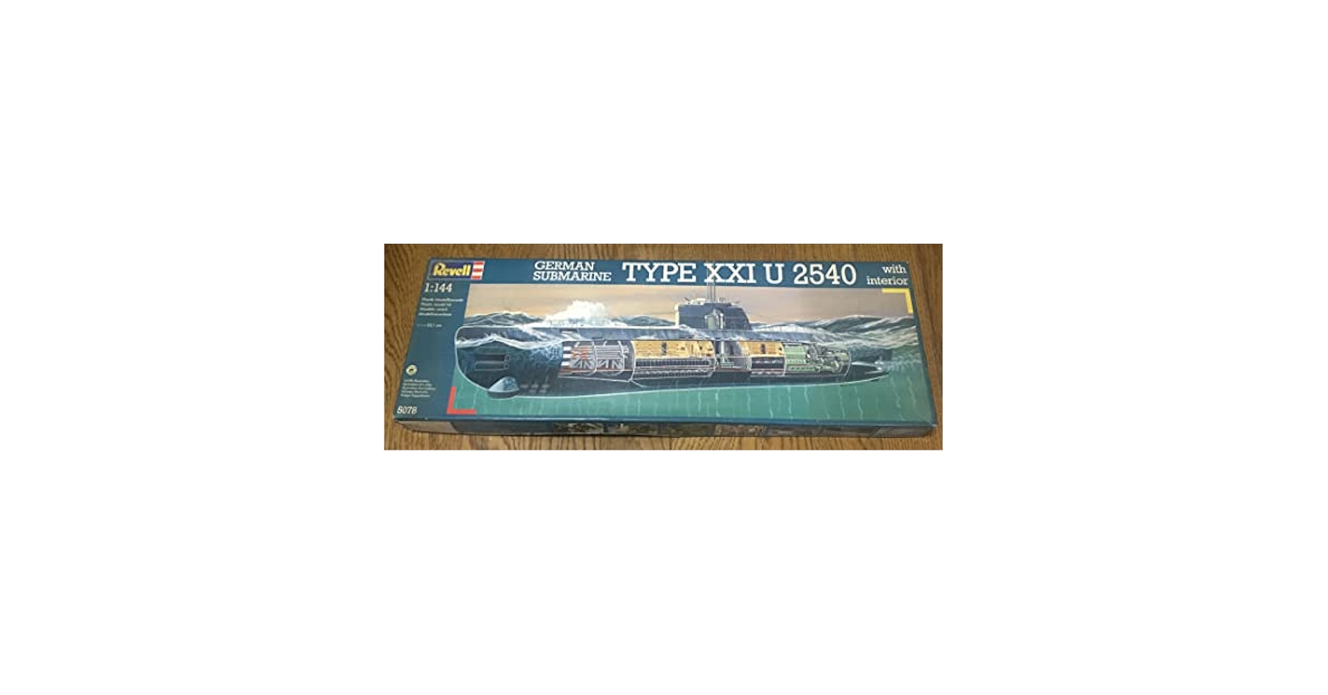 Amazon | レベル 1/144 ドイツ潜水艦 TYPE XXI U 2540 内部再現