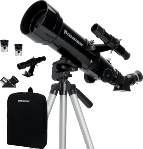 Celestron 21035 Travel Scope 70 Portable Refractor Telescope Kit...