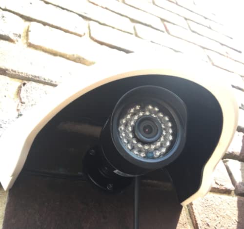 Sds Ds-1250Zj Universal Sun Rain Shade Camera Cover Shield For Outdoor Camera (4 Pack, White) #TOP2