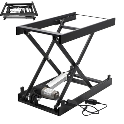 Mécanisme de levage en acier pour bureau et salon connecté gain de place