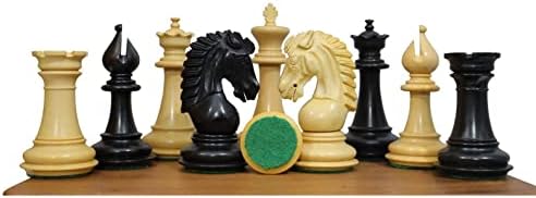 Excalibur Series Staunton Chess Pieces Only- 2 Extra Queens | Premium Handcrafted Wooden Chessmen | Weighted Chess Set-Taj Chess Store