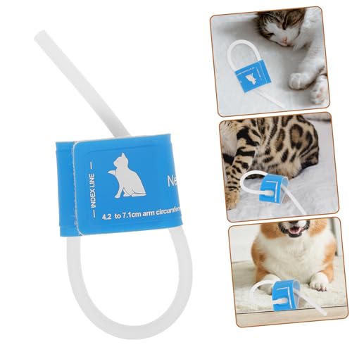 ibasenice Ebene Manschette Für Blutdruckmessgerät Wiederverwendbar Tpu Material Größe 2 Universell Für Katzen Und Hunde Leicht Handhabbar Heimgebrauch Tierarztbedarf