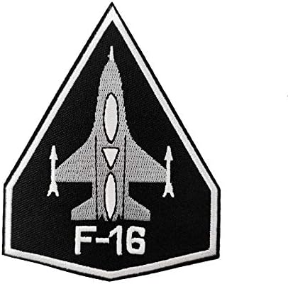 Cute-Patch Air Force Costume, US Air Force 'F-16 Falcon' Embroidered Iron on Patch