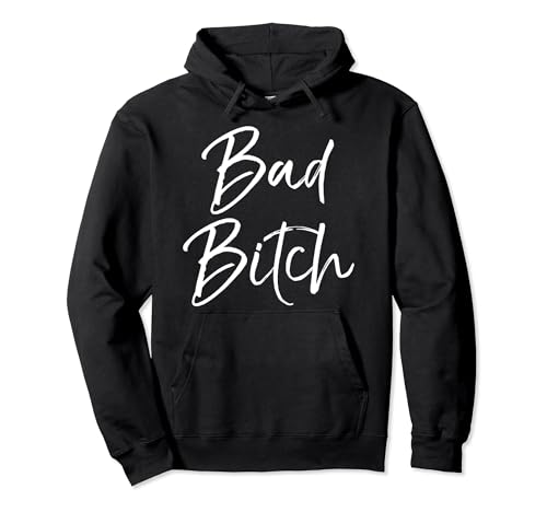 Funny Salty Bad Ass Bitch Shirts 074V71ZHBM3 Funny Gift For Bad Ass Women Boss Quote Cute Bad Bitch Pullover Hoodie cover