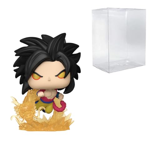 POP! Plus Animation: Dragon Ball GT - Super Saiyan 4 Goku (Dragon Fist) #2077 Exclusive Bundled with Compatible Box Protector Case