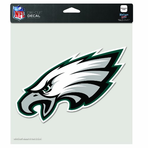 NFL Philadelphia Eagles 8-by-8 Inch Diecut Colored Decal