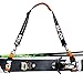 Sukoa Ski & Pole Carrier Straps – Shoulder Sling with Cushioned Holder Protects from Scratches – Downhill Skiing Backcountry Gear Ski Accessories for Men and Women