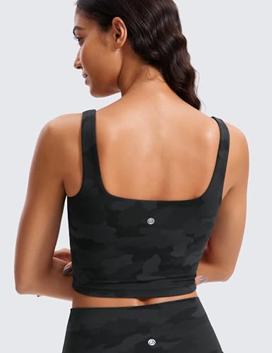 Image of CRZ YOGA Butterluxe Square Neck Crop Tank Top