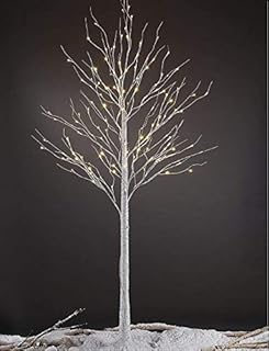 YöL Christmas Birch Tree LED Illuminated Warm White Pre-Lit Twig 180cm Garden Home