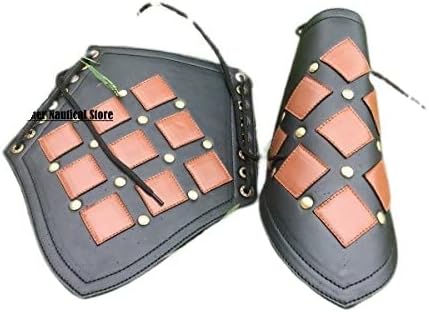 Handcrafted Set Of Faux Leather Arm Guard Set - Panther Nautical Store