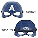 Avazera Superhero mask for Kids，Super hero Costumes Children's Birthday Parties,Boy Toys Gifts for Halloween Cosplay Parties (Blue mask)