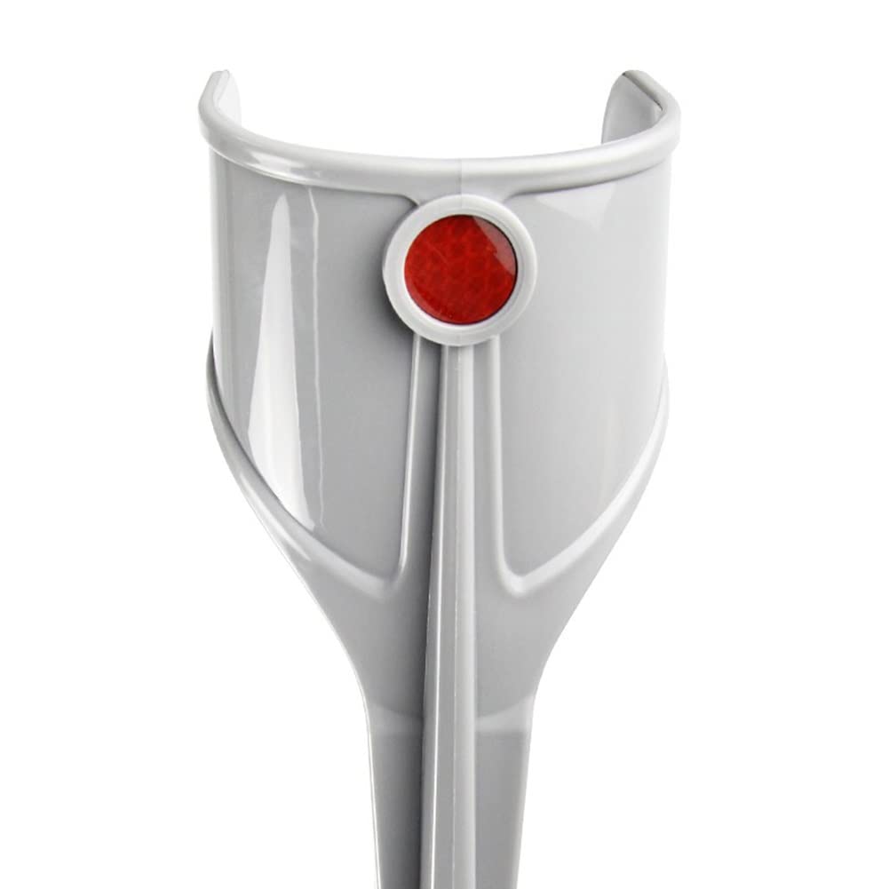 Stampelle Pieghevoli alla Moda per Adulti, stampelle per avambraccio in Alluminio, stampelle Ortopediche Regolabile, Maniglie ergonomiche (Color : Gray, Size : 1 Unit)