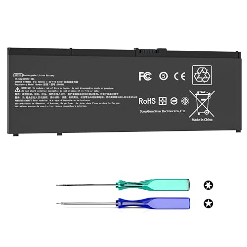 SR03XL L08855-855 Laptop Battery Replacement for HP Pavilion 15-CX 15-cx0000 15-cx0056wm 15-cx0058wm Series Envy X360 15-CN 15-CP 17-BW Series L08934-1B1 L08934-2B1 L08934-2C1 HSTNN-DB8Q TPN-Q194