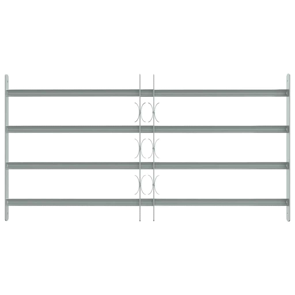 vidaXL Griglia Regolabile 4 Barre Trasversali 700-1050 mm Protezione Finestre