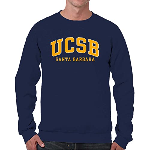 Image of NCAA College Sweatshirt Fleece Crewneck Pullover for Men and Women | Officially licensed NCAA college gameday crewneck pullover - 9 oz fleece lined sweatshirt with arch and logo design
