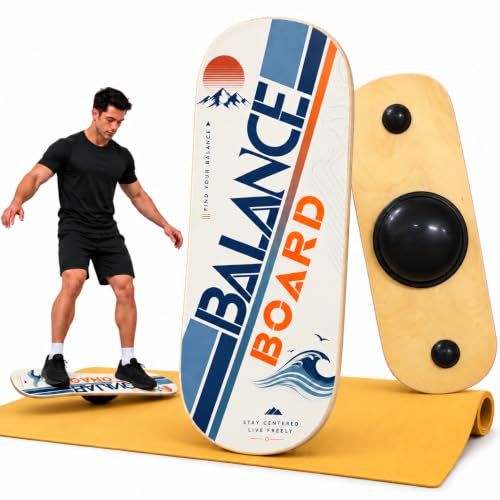 DRAVQIX Balance Board with Mat