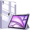 Fintie – Funda híbrida delgada para iPad Air 4ª generación modelo 2020 (soporte para lápiz incorporado), a prueba de golpes y con carcasa trasera transparente, función de activación/hibernación automáticas, para iPad Air 4 de 10.9 pulgadas, color púrpura lila